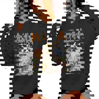 Mama Of The Wild One 1St Birthday Safari Jungle Animals Women Hoodie - Monsterry