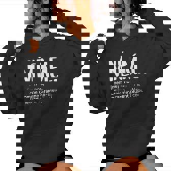 Mémé Fete Des Meres Idée Drole Pour Grand-Mère Mémé Sweat à capuche femme - Cadeauxyz