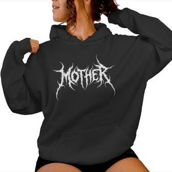 Metal Mother Rock Metal Lover Mom Women Hoodie - Monsterry