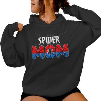 Mom And Dad Spider Family Matching Birthday Halloween Women Hoodie - Thegiftio