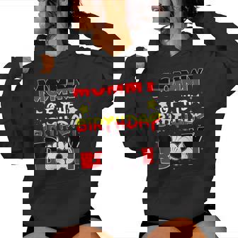 Mommy Of The Birthday Boy Matching Mom Son Family Bday Women Hoodie | Mazezy