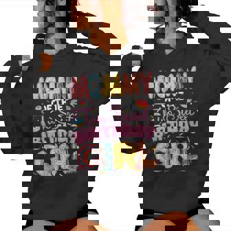 Mommy Of The Two Sweet Birthday Girl Donut 2Nd Birthday Women Hoodie - Monsterry