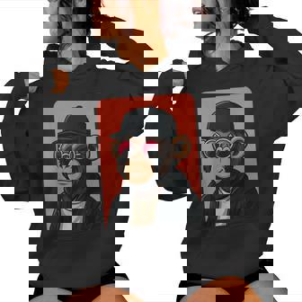 Mono Con Gafas Deol Para Hombre Y Mono Gráfico Sudadera con capucha para mujer - Regaloses