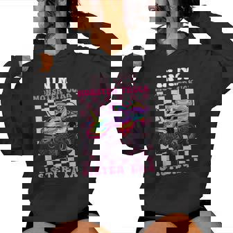 In My Monster Truck Sister Era Monster Truck Mom Lover Women Hoodie | Seseable CA