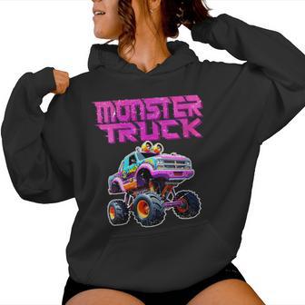 Monster Trucks Are My Jam Monster Truck Boy Toddlers Women Hoodie - Thegiftio UK