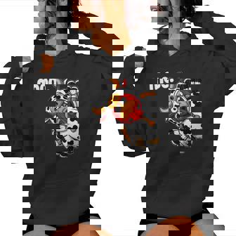 Moo Turkey Cow Costume Fall Thanksgiving Women Women Hoodie - Monsterry