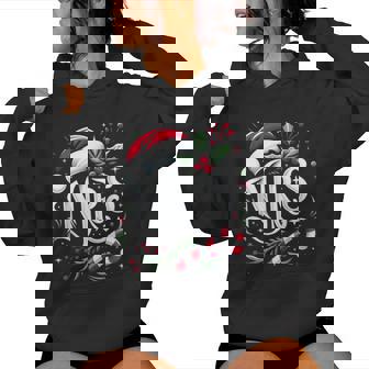 Mrs And Mr Santa Couples Matching Christmas Husband Wife Women Hoodie | Mazezy