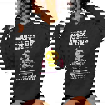 Muscu Fille Muscles En Cours Musclé Humour Musculation Sweat à capuche femme - Cadeauxyz