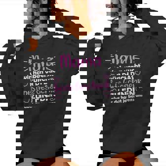 Muttertag Mama Ist Die Beste Mutter Der Welt Lustigerpruch Kapuzenpullover für Damen - Geschenkecke