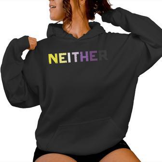 Nonbinary Neither Enby Nb Flag Pride Month Lgbtq Men Women Hoodie - Thegiftio UK
