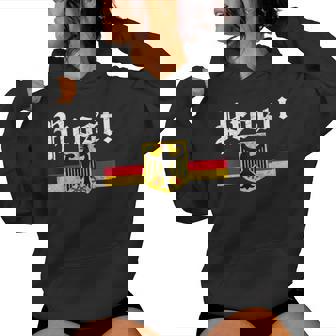 Oktoberfest Drinking Men Women Vintage German Flag Prost Women's Hoodie | Mazezy