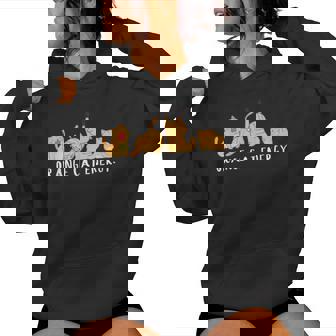 Orange Cat Energy For Women Women Hoodie - Monsterry