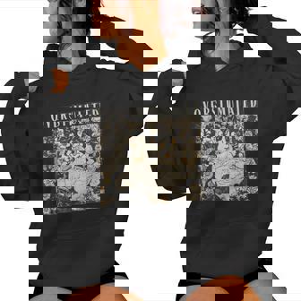 Overstimulated Mama Duck Farm Animal Homeschool Mom Life Women Hoodie | Seseable CA