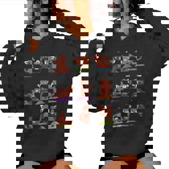 Panda Rojo Yoga Sudadera con capucha para mujer - Regaloses