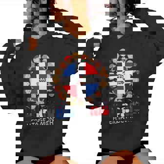 Hispanic Heritage Month Dominican Flag Dominicana Boy & Girl Women Hoodie - Monsterry