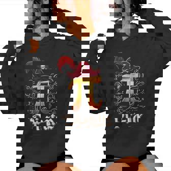 Pi Rate Science Student Math Teacher Pi Day Pirate Women Hoodie - Monsterry