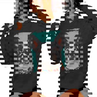 Pop Art Frenchton French Bulldog Women's Hoodie | Mazezy