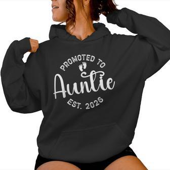Promoted To Auntie Est 2026 Soon To Be Aunt 2026 New Auntie Women Hoodie | Seseable UK