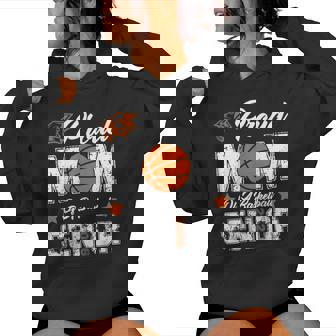 Proud Mom Of A Basketball Senior Class Of 2026 Graduation Women Hoodie - Monsterry