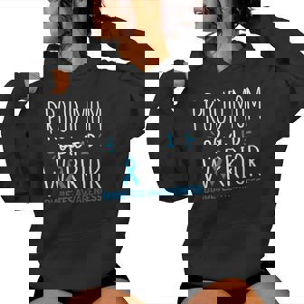 Proud Mom Of A T1d Warrior Diabetes Awareness Diabetic Mom Women Hoodie | Mazezy