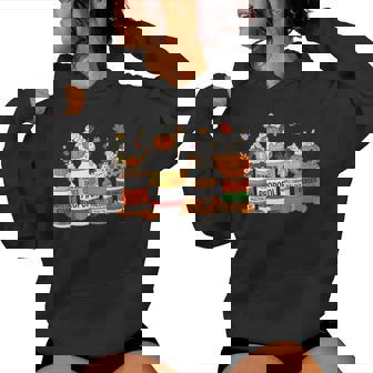 Pumpkin Spice Propofol Ativan Versed Haldol Halloween Nurse Women Hoodie - Monsterry