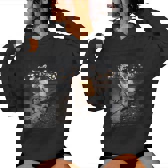 Raccoon Drinking Iced Coffee For Men Women Meme Women Hoodie | Seseable FR