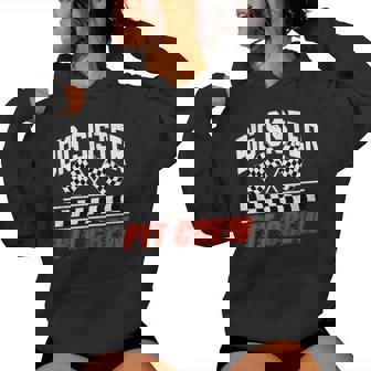 Race Car Birthday Party Racing Family Big Sister Pit Crew Women Hoodie | Seseable FR