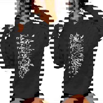 Radiology Technologist Skeleton Floral X-Ray Rad Tech Women Hoodie - Thegiftio