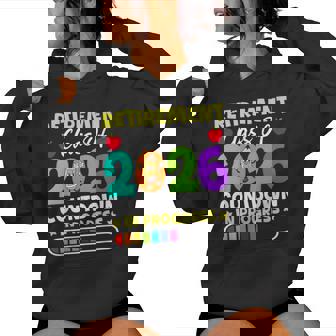 Retirement Class Of 2026 Countdown In Progress Teacher Women Hoodie - Thegiftio