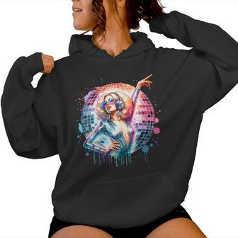 Retro Dancing Disco Queen Dancer Années 70 Sweat à capuche femme - Cadeauxyz