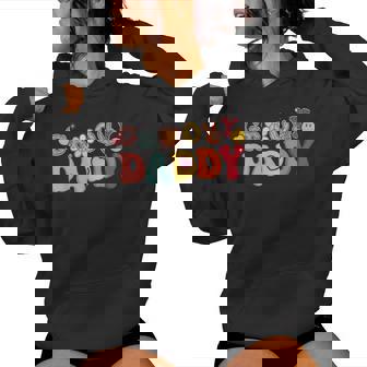 Rétro Groovy Daddy Hippie Assorti Famille Anniversaire Fête Sweat à capuche femme - Cadeauxyz