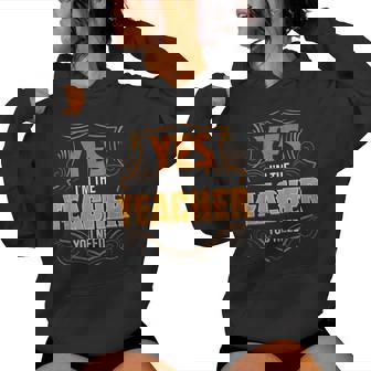 Retro Profession I'm The Teacher レディースパーカー - Kawaiitshirt