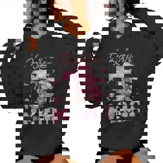 Rodeo Mama Pink Boots Coquette Cowgirl Birthday Party Women Hoodie - Seseable