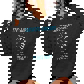 Sarcastic Comment Loading Please Wait Sarcasm Humor Women Hoodie | Mazezy