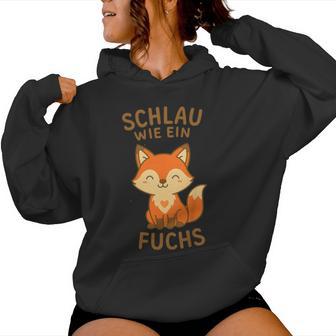 Schlau Wie Ein Fuchs Mutmach- Geschenk Jungen Mädchen Kapuzenpullover für Damen - Geschenkecke