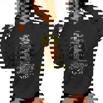 Scorpio Season Black Woman With Camo Hat Birthday Girls Women Hoodie | Mazezy