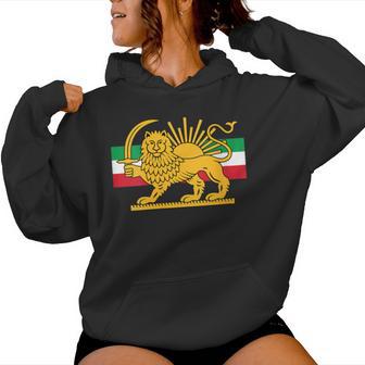 Shir O Khorshid Lion And Sun Iran Persia Women Hoodie | Mazezy