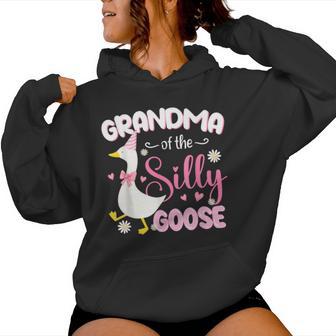 Silly Grandma Goose 1St Birthday Family Matching Party Women Hoodie - Thegiftio UK