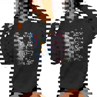 Sisters In Christ Pretty Floral Butterfly Christian Women Hoodie - Thegiftio