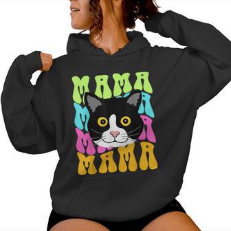 Smoking Chat Drôle Maman Maman Mignonne Amoureux Des Chats Sweat à capuche femme - Cadeauxyz
