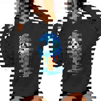 Soccer Ball Ice Cream Drip Fun Sprinkles Birthday Boys Girls Women Hoodie | Seseable FR