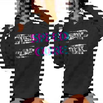 Speedcore Uptempo Schranz Gabber Hardstyle Hardtekk Raver Women's Hoodie | Mazezy