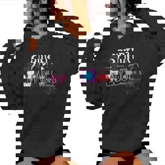 Spider Mama Groovy Mama Matching Family Women Hoodie | Seseable CA