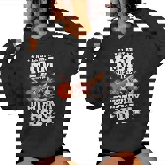 All Star Mom Of The Birthday Boy Basketball Soccer Sport Women Hoodie - Thegiftio