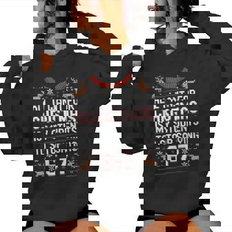 Students Saying 6-7 67 Six Seven Teacher Christmas Women Hoodie | Seseable CA