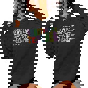 Substitute Teacher Back To School Substitute Teacher Women Hoodie - Thegiftio