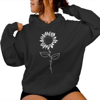Subtle Anti Trump Flowers Sunflower Women Hoodie | Mazezy