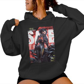 Supersport Bike Superbike Pin-Up Girl Racing Motorcycle Women Hoodie - Thegiftio UK