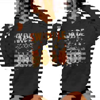 Swaddle Specialist Nicu Mother Baby Nurse Fall Thanksgiving Women Hoodie | Seseable CA