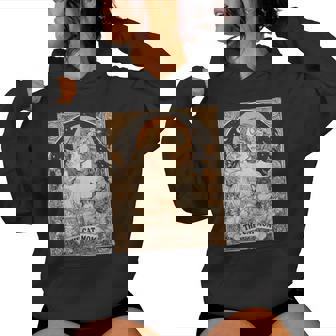 Tarot Card The Cat Mom Women Hoodie | Seseable FR